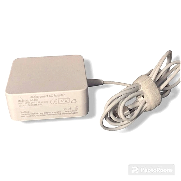 Apple MacBook Pro A1436 45Watt White Replacement Power Cord Charging Adapter - Picture 1 of 8